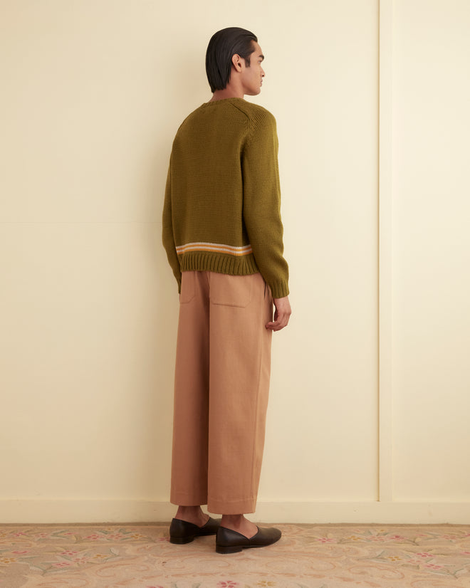 Cattle Sweater - Green KNITWEAR BODE New York