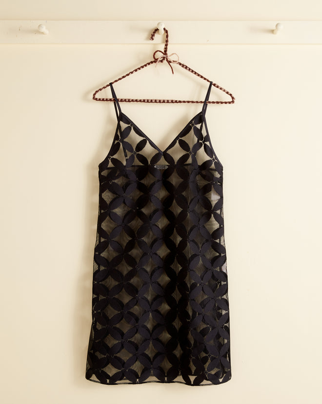 Charcoal Poppy Seed Dress OOAK DRESS BODE New York