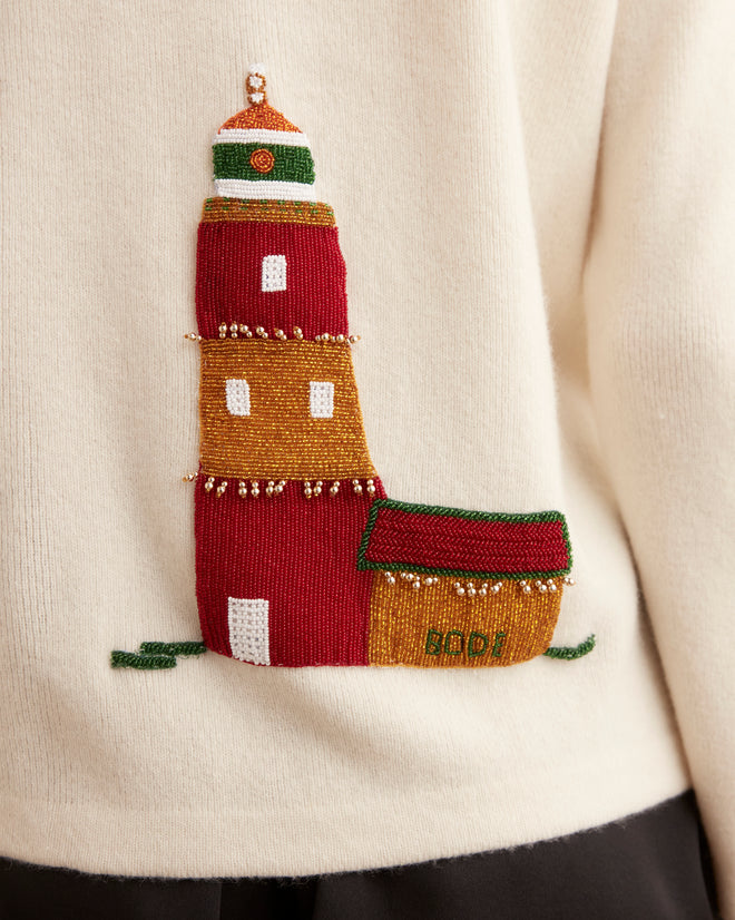 Chatham Beaded Cardigan KNITWEAR BODE New York