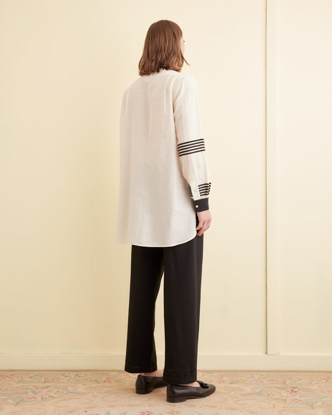 Cherry Blossom Stripe Tunic SHIRT BODE New York
