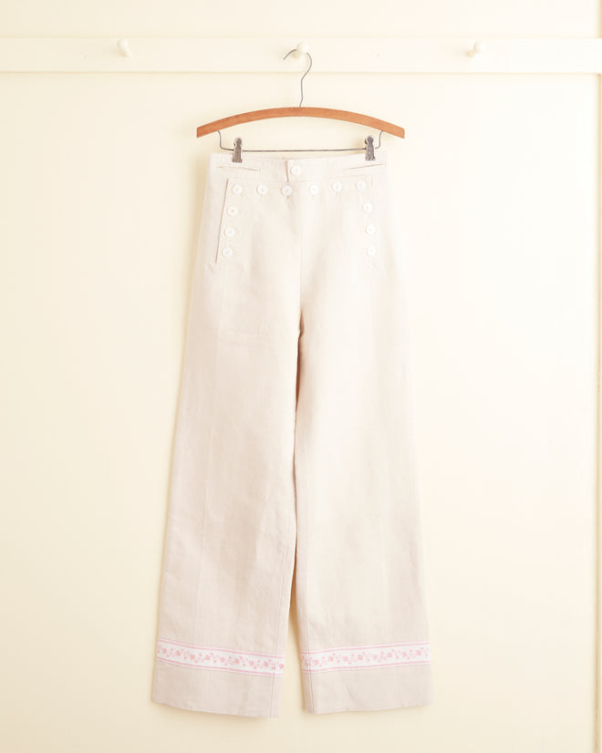 Clematis Shell Trousers - 27 OOAK TROUSERS BODE New York