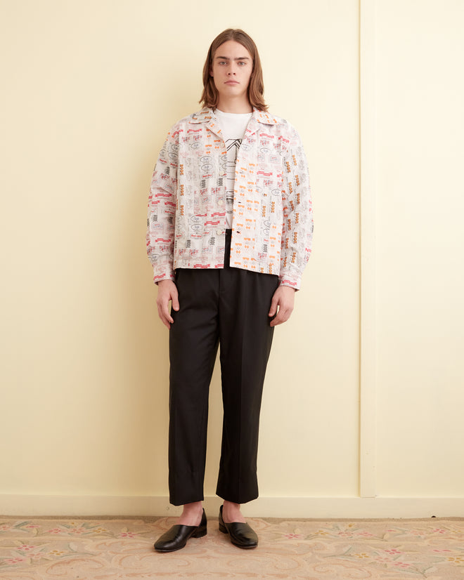 Clinton Street Label Overshirt OUTERWEAR BODE New York