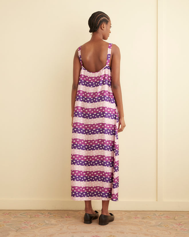 Cloud Stripe Column Gown DRESS BODE New York