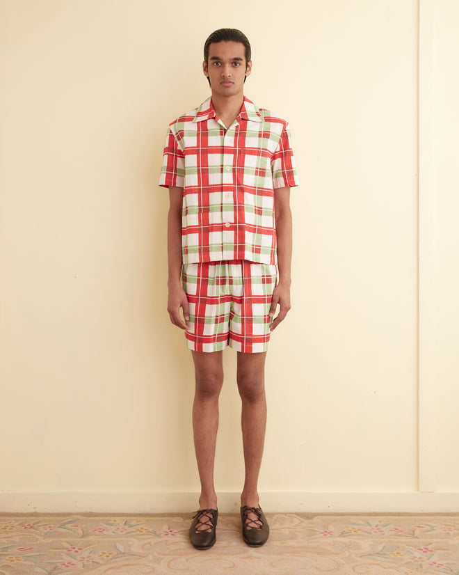 Complementary Plaid Short Sleeve Shirt SHIRT BODE New York