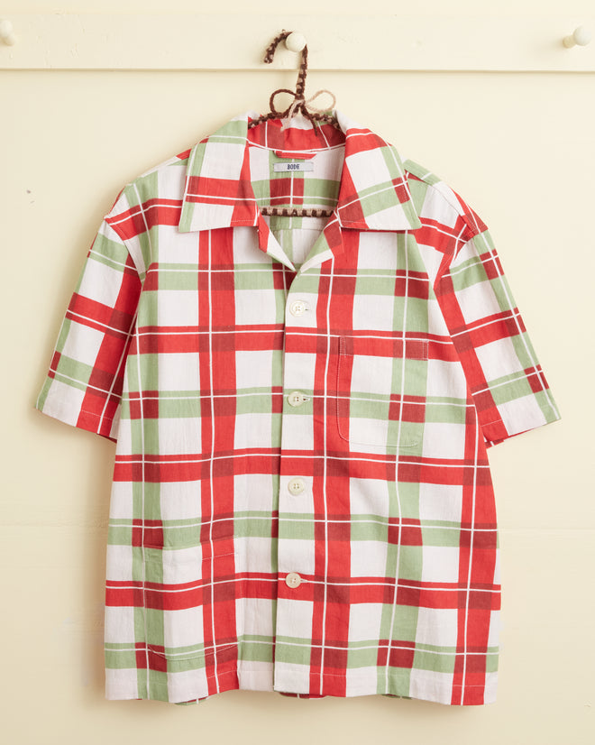 Complementary Plaid Short Sleeve Shirt SHIRT BODE New York