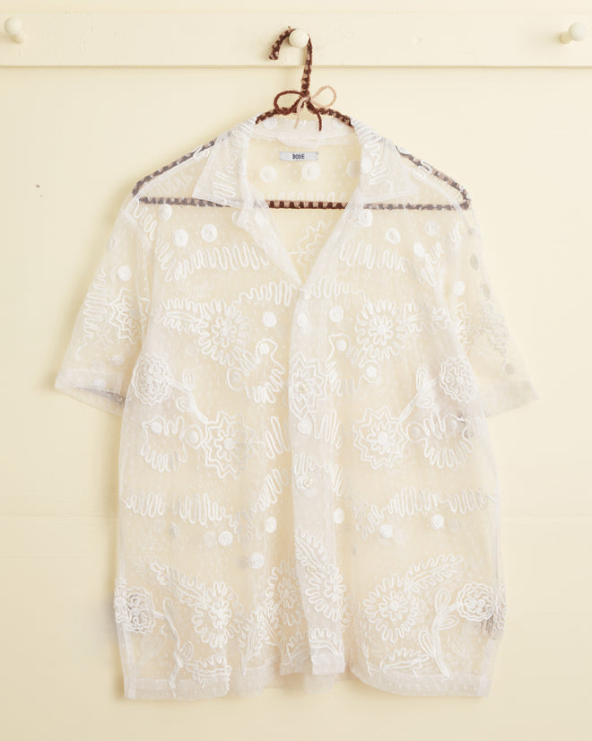 Contour Ribbon Short Sleeve Shirt SHIRT BODE New York