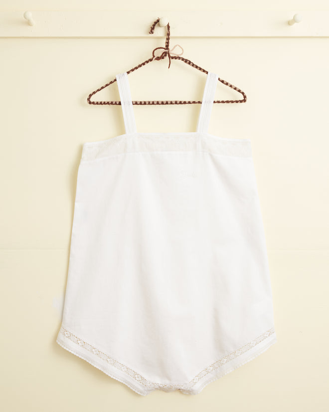 Convertible Teddy - White SLIP DRESSES BODE New York