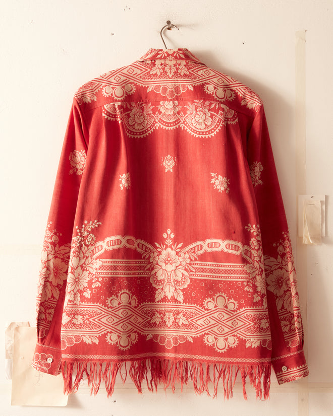Crescent Damask Long Sleeve Shirt - S/M