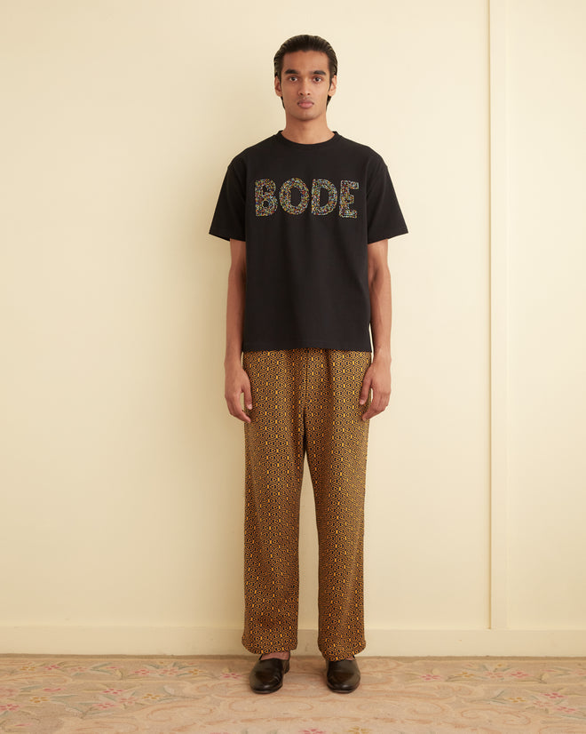 Crescent Jacquard Joggers KNITWEAR BODE New York