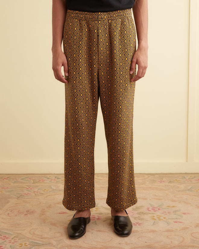 Crescent Jacquard Joggers KNITWEAR BODE New York