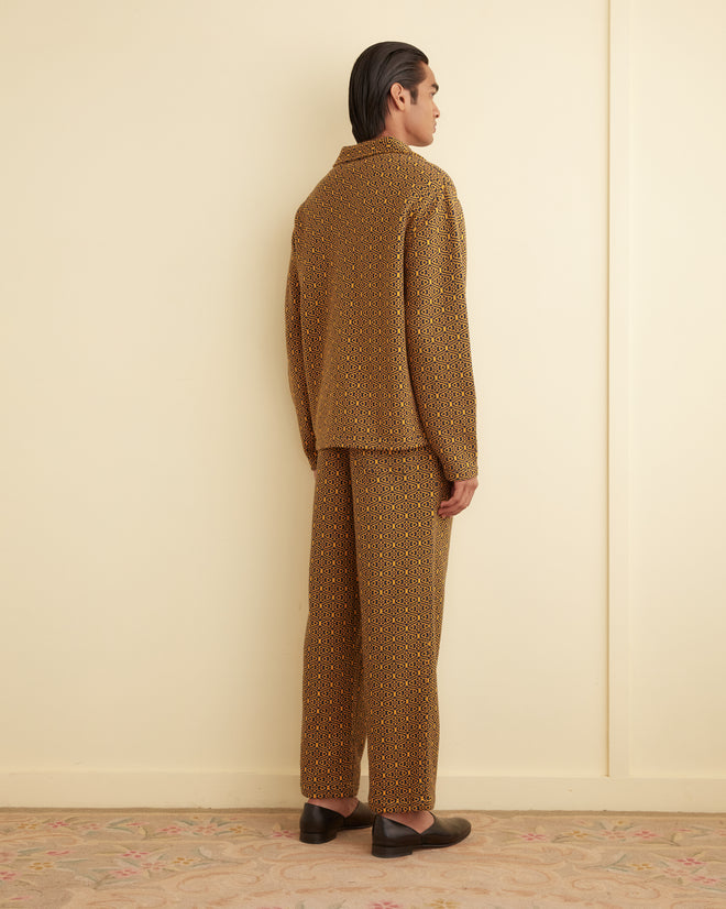 Crescent Jacquard Louie Shirt KNITWEAR BODE New York