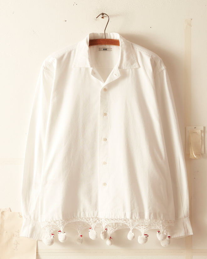 Crochet Chick Long Sleeve Shirt SHIRT BODE New York