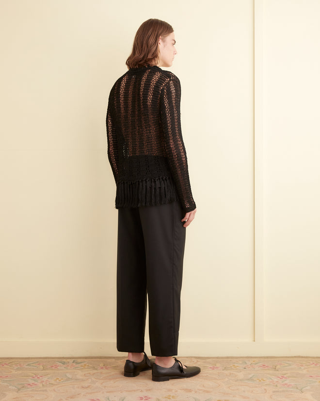 Crochet Fringe Shirt KNITWEAR BODE New York