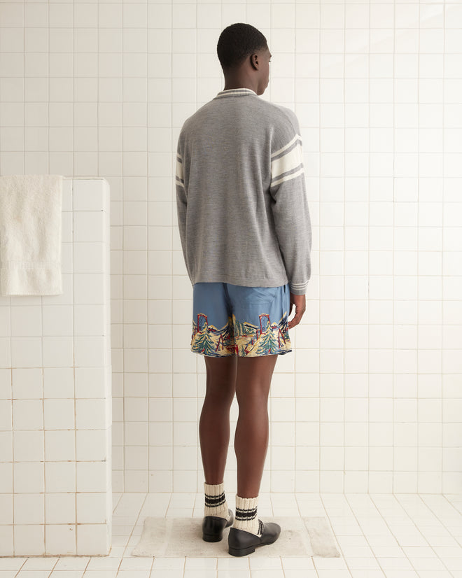 Cycling Polo - Grey KNITWEAR BODE New York