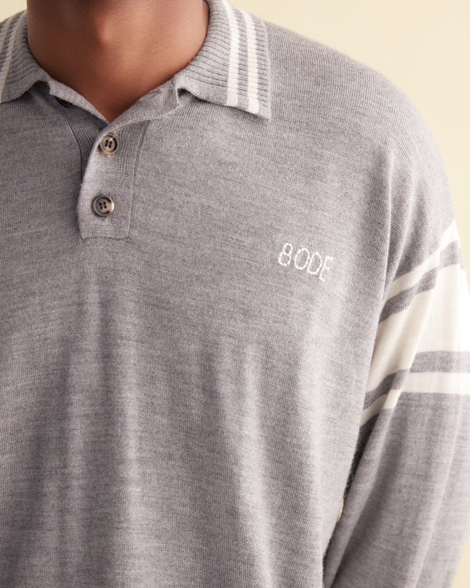 Cycling Polo - Grey/White