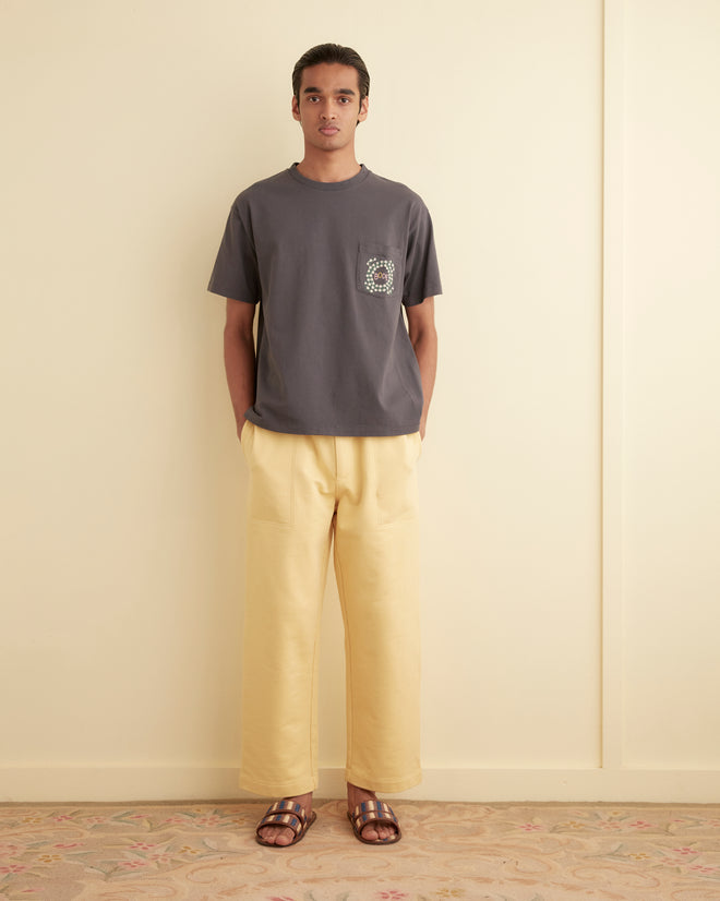 Daisy Never Tell Pocket Tee CUT AND SEW BODE New York