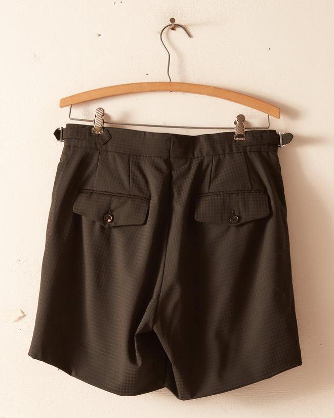 Dark Grid Shorts - 30