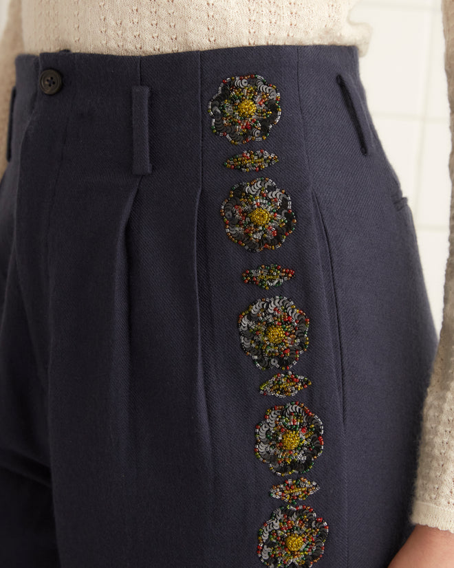 Deco Collage Trousers WOMENS TROUSERS BODE New York