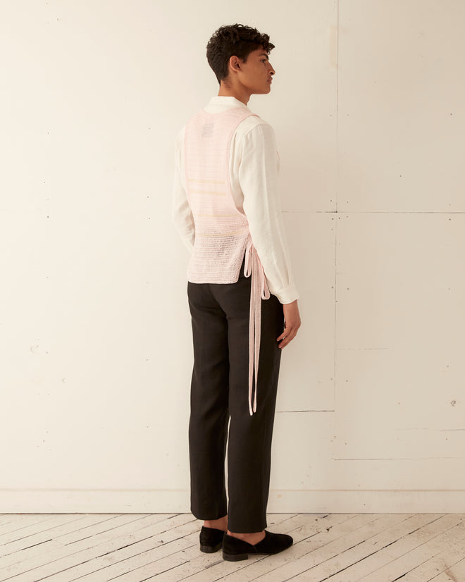 Delicate Stripe Crochet Dickie KNITWEAR BODE New York