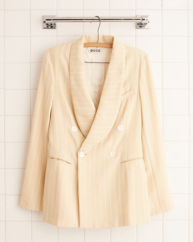 Dennis Stripe Suit Jacket SUIT JACKETS BODE New York