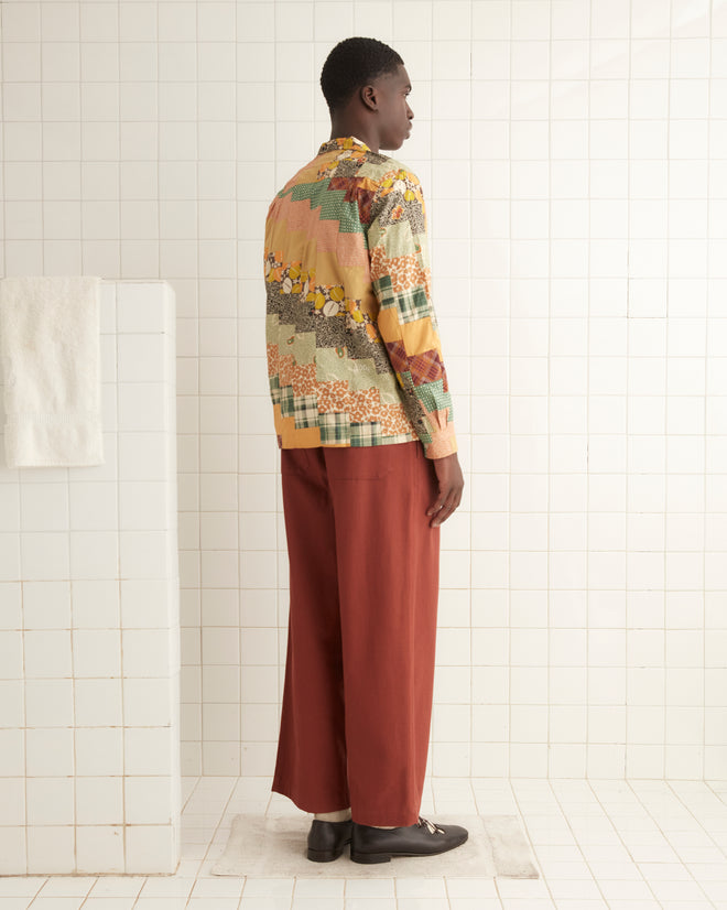 Diagonal Square Patchwork Shirt SHIRT BODE New York