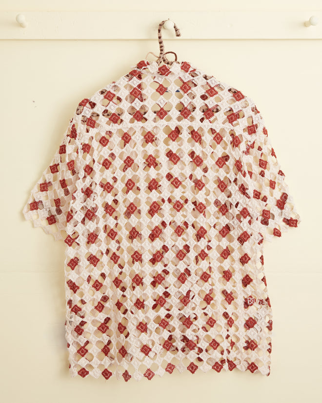 Diamond Lace Short Sleeve Shirt SHIRT BODE New York