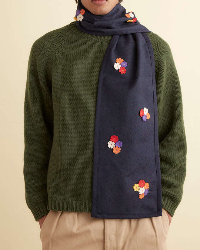 Dianthus Appliqué Scarf SCARF BODE New York