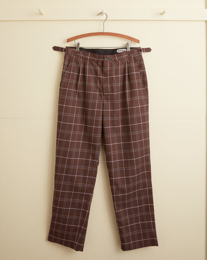 Dunham Plaid Trousers MENS TROUSERS BODE New York