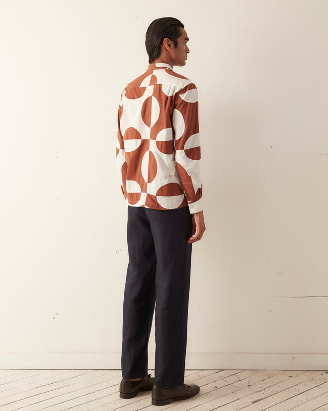 Duo Oval Patchwork Long Sleeve Shirt SHIRTS BODE New York