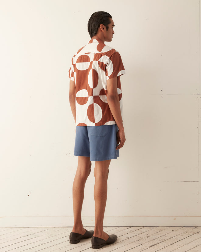 Duo Oval Patchwork Short Sleeve Shirt SHIRTS BODE New York