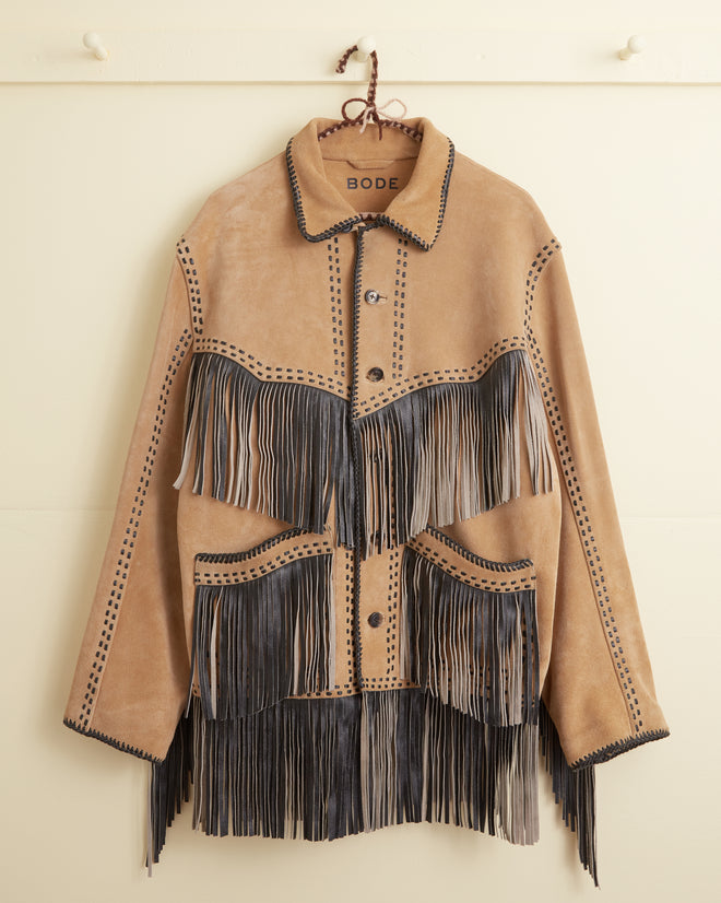 Duo Suede Appalachian Jacket MENS OUTERWEAR BODE New York