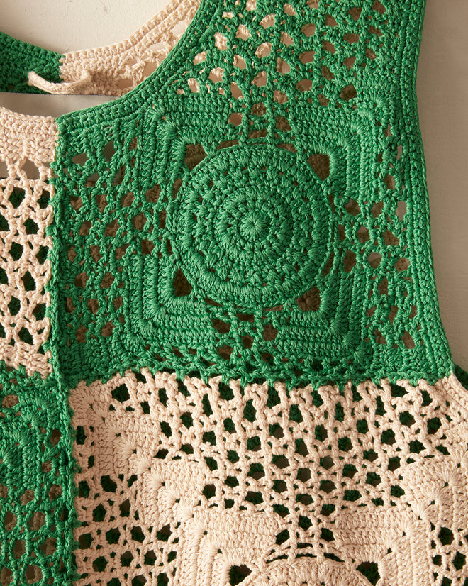 Duotone Crochet Tank KNITWEAR BODE New York