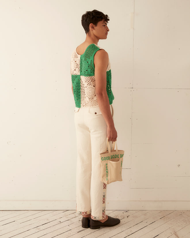 Duotone Crochet Tank KNITWEAR BODE New York
