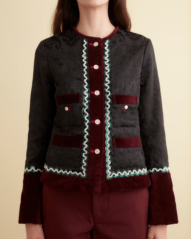 Dusk Brocade Rice Jacket OUTERWEAR BODE New York