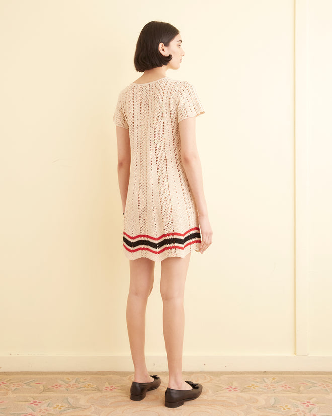 Duxbury Crochet Dress WOMENS KNIT TOPS BODE New York
