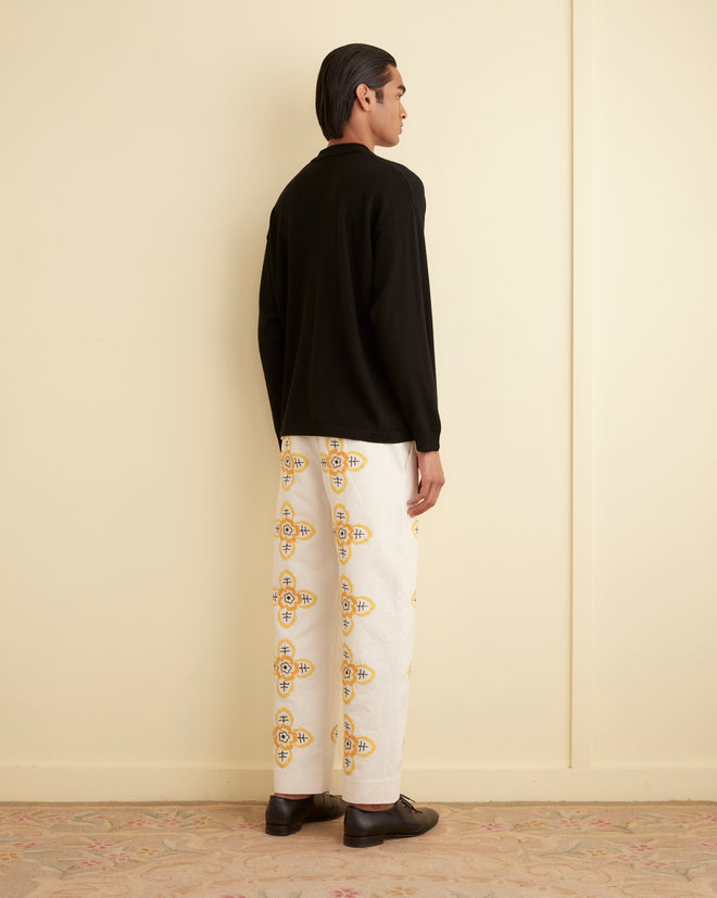 Embroidered Buttercup Trousers TROUSERS BODE New York