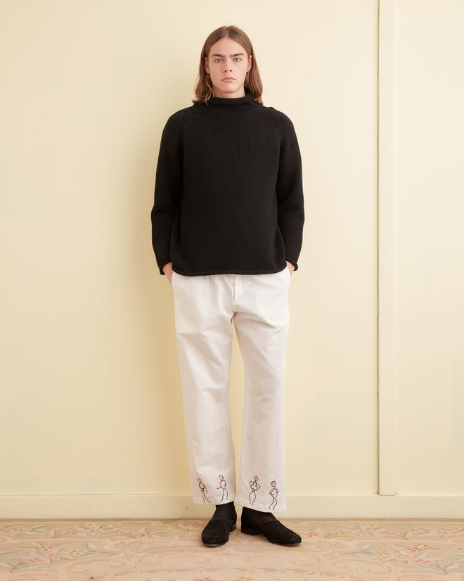 Embroidered Blackjack Pajama Pants PANT BODE New York