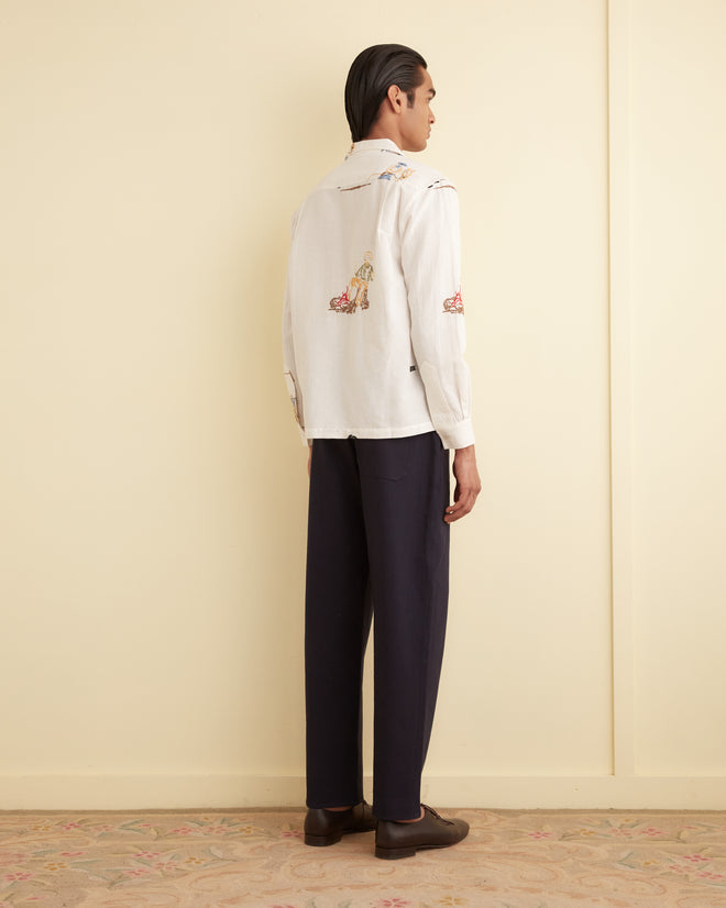 Embroidered Buckaroo Long Sleeve Shirt SHIRT BODE New York