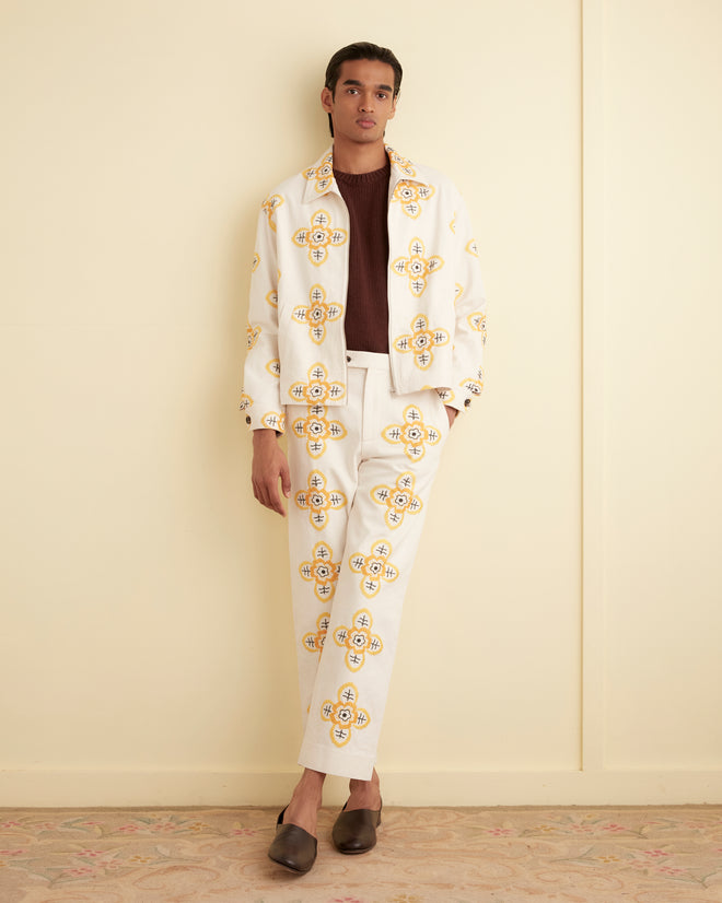 Embroidered Buttercup Jacket OUTERWEAR BODE New York