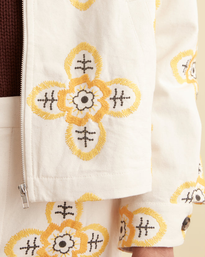 Embroidered Buttercup Jacket OUTERWEAR BODE New York