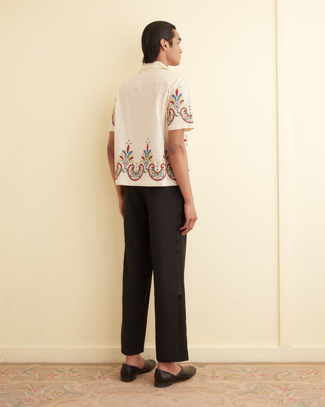 Embroidered Carnival Short Sleeve Shirt SHIRT BODE New York