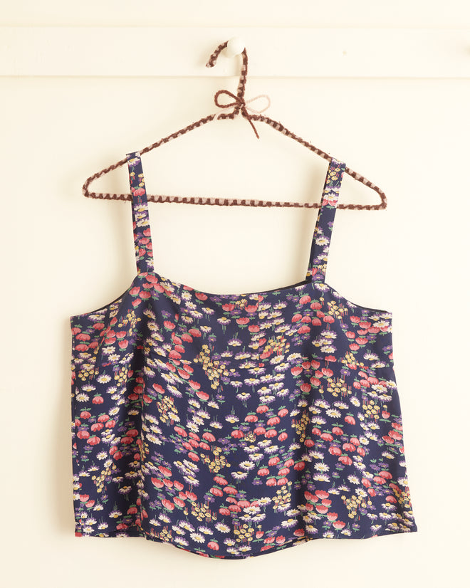 Falling Flower Tank - XS OOAK TOP BODE New York