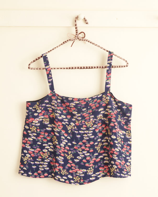 Falling Flower Tank - XS OOAK TOP BODE New York