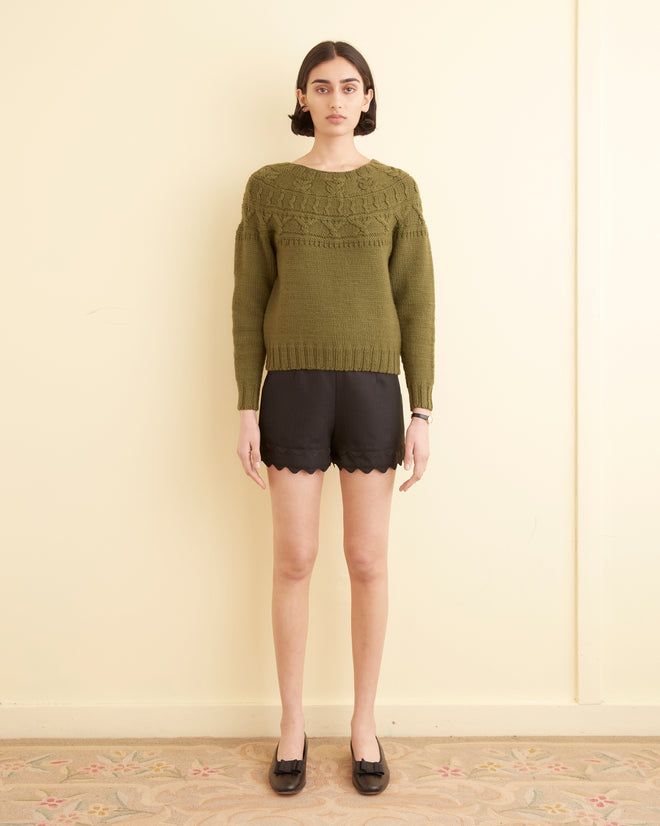 Field Sweater WOMENS KNIT TOPS BODE New York