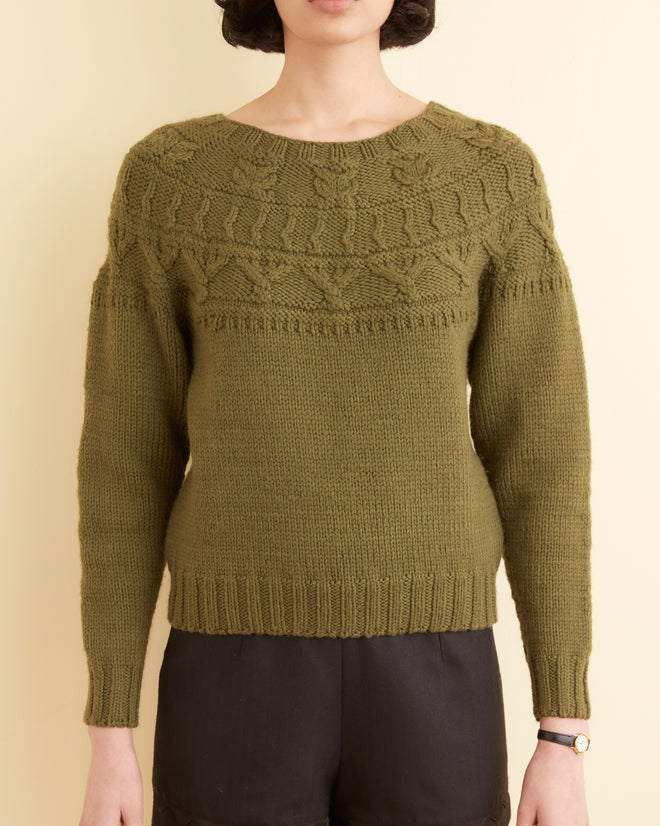 Field Sweater WOMENS KNIT TOPS BODE New York