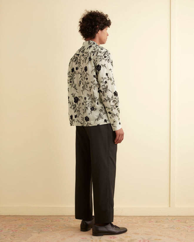 Flocked Sweetunia Long Sleeve Shirt SHIRT BODE New York