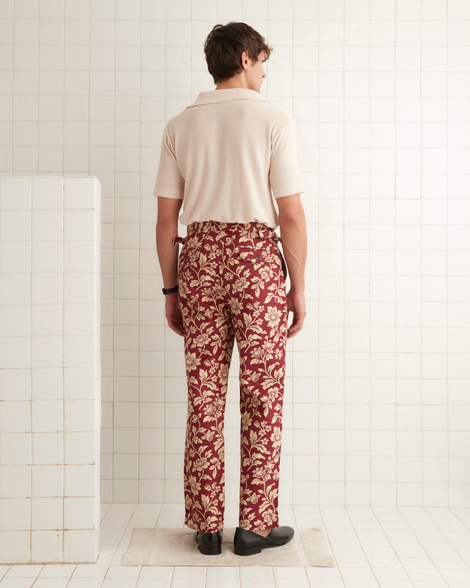 Floral Corduroy Trousers TROUSERS BODE New York