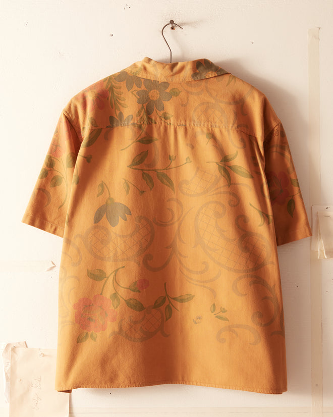 Floral Foliage Short Sleeve Shirt - L/XL