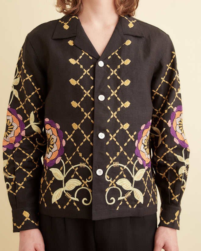 Floral Pinwheel Long Sleeve Louie