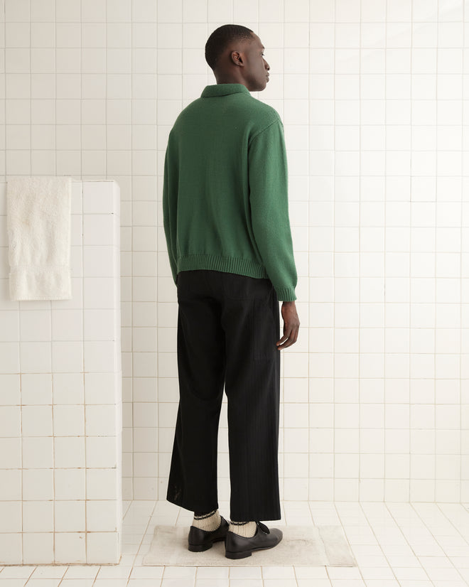 Floret Pullover - Green MENS KNIT TOPS BODE New York